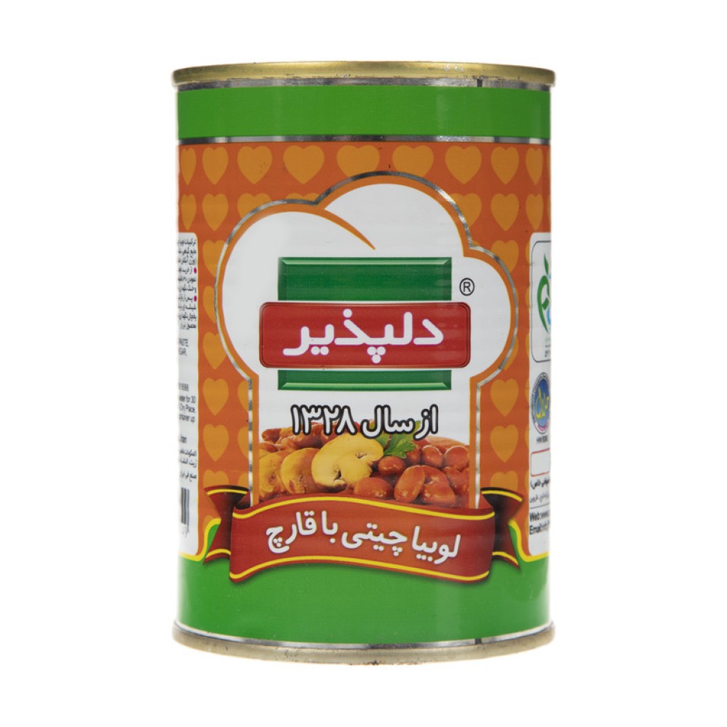  عکس کنسرو لوبیا چیتی با قارچ دلپذیر